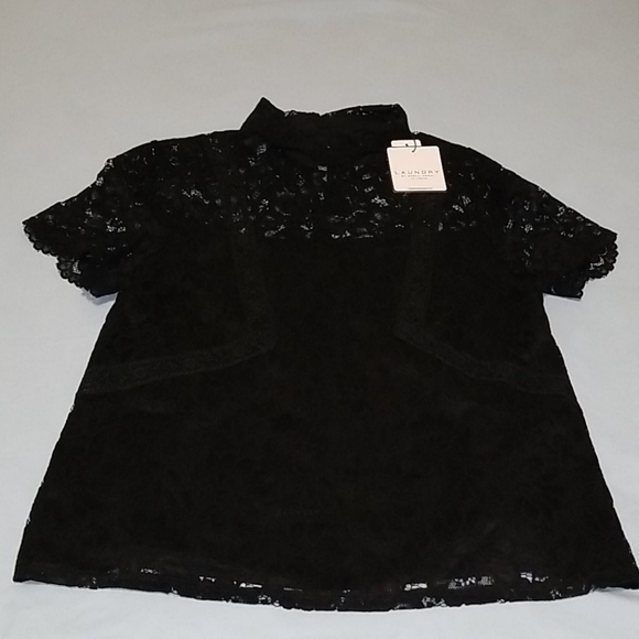 Laundry by Shelli Segal All-Over Lace Blouse - Picture 4 of 7